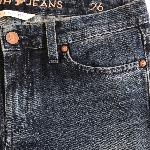 MiH Breathless Low Rise Skinny Jeans Dark Wash 26 Made in Italy - Picture 15 of 15